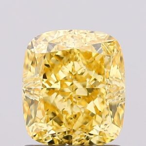 1.41 carat,  colour, VS1 clarity, Cushion shape, Lab Grown Diamond.