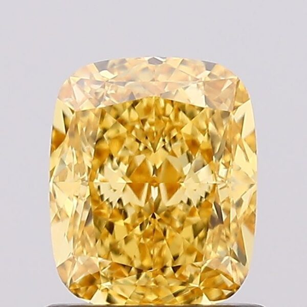 1.1 carat,  colour, VS1 clarity, Cushion shape, Lab Grown Diamond.