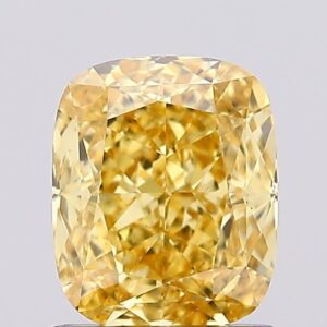 1.23 carat,  colour, VS1 clarity, Cushion shape, Lab Grown Diamond.
