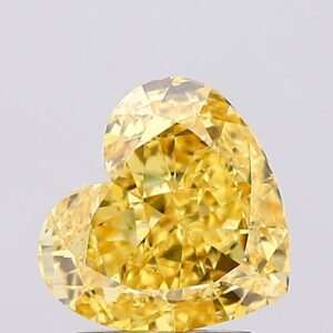 1.75 carat,  colour, VS1 clarity, Heart shape, Lab Grown Diamond.
