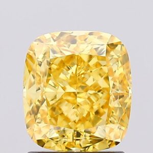 1.75 carat,  colour, VS1 clarity, Cushion shape, Lab Grown Diamond.