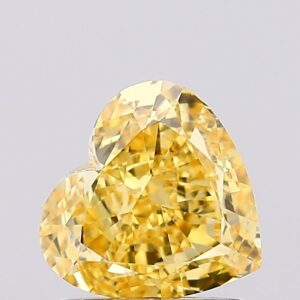 1.12 carat,  colour, VS1 clarity, Heart shape, Lab Grown Diamond.