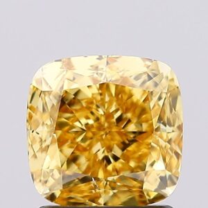1.54 carat,  colour, VS2 clarity, Cushion shape, Lab Grown Diamond.