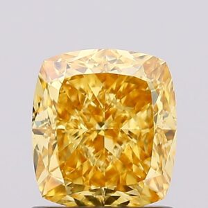 1.22 carat,  colour, VVS2 clarity, Cushion shape, Lab Grown Diamond.
