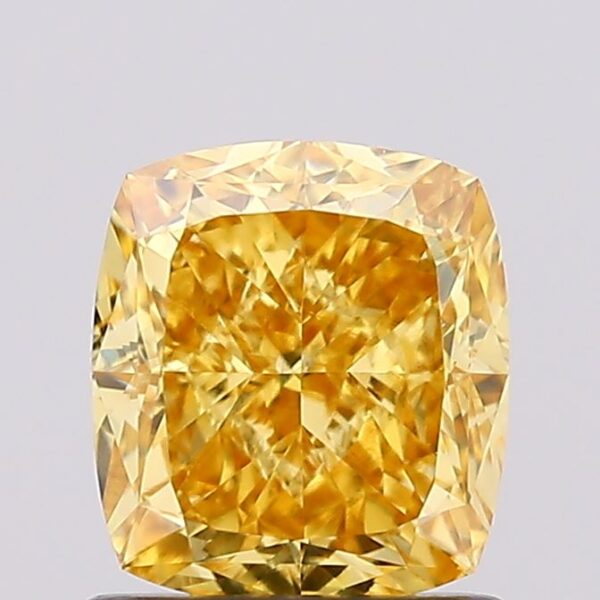 1.22 carat,  colour, VVS2 clarity, Cushion shape, Lab Grown Diamond.