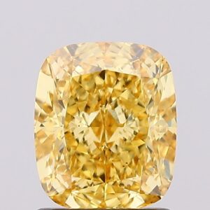 1.51 carat,  colour, VS1 clarity, Cushion shape, Lab Grown Diamond.