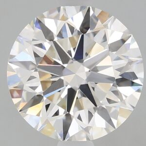 1.92 carat, G colour, VVS2 clarity, Round shape, Lab Grown Diamond.