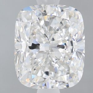 1.68 carat, E colour, VS1 clarity, Cushion shape, Lab Grown Diamond.