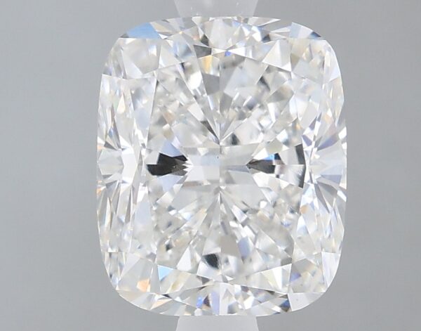1.68 carat, E colour, VS1 clarity, Cushion shape, Lab Grown Diamond.