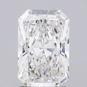 1.64 carat, F colour, VS1 clarity, Radiant shape, Lab Grown Diamond.