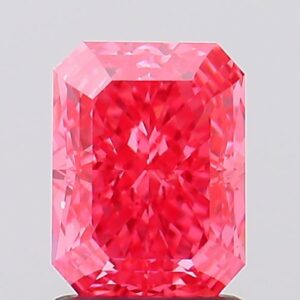 1.7 carat,  colour, VS1 clarity, Radiant shape, Lab Grown Diamond.
