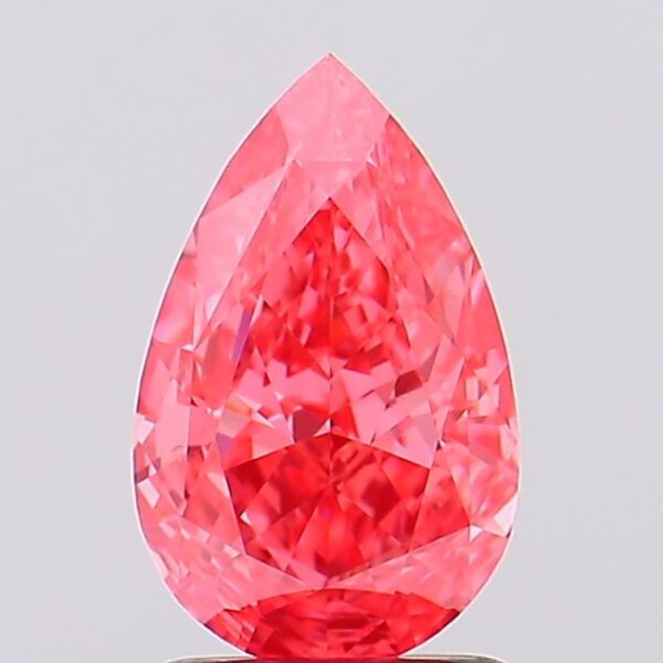 1.78 carat,  colour, VS1 clarity, Pear shape, Lab Grown Diamond.