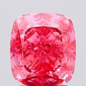 2.27 carat,  colour, VS2 clarity, Cushion shape, Lab Grown Diamond.