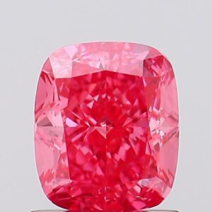 1.13 carat,  colour, VS1 clarity, Cushion shape, Lab Grown Diamond.