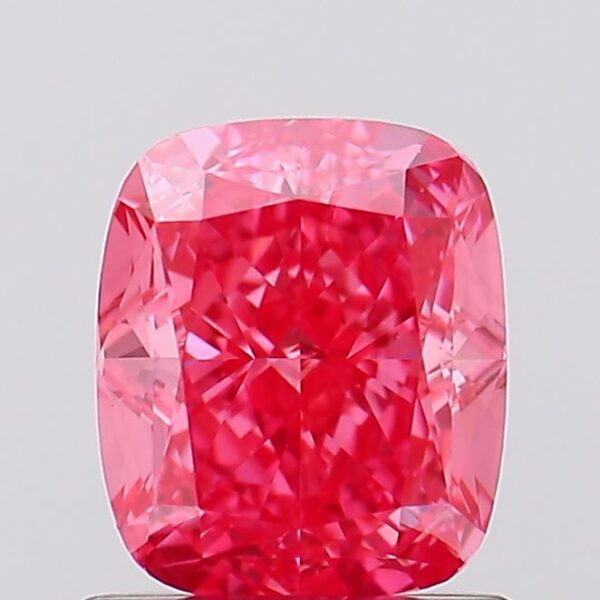 1.13 carat,  colour, VS1 clarity, Cushion shape, Lab Grown Diamond.