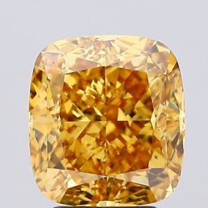 3.86 carat,  colour, VS2 clarity, Cushion shape, Lab Grown Diamond.