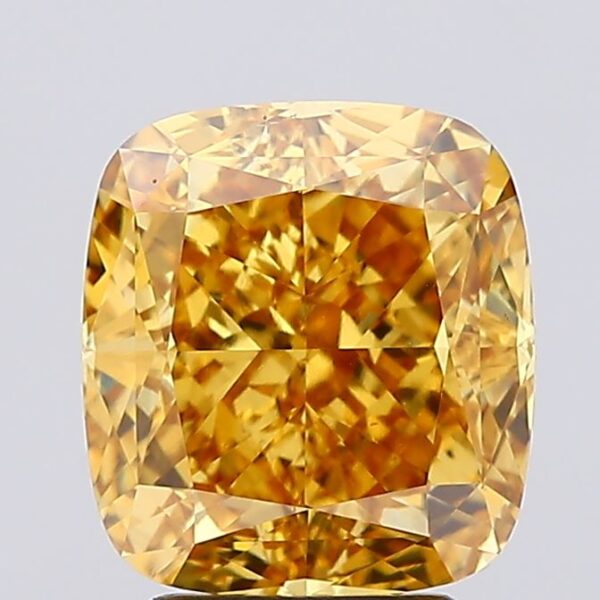 3.86 carat,  colour, VS2 clarity, Cushion shape, Lab Grown Diamond.