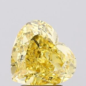 2.76 carat,  colour, VS1 clarity, Heart shape, Lab Grown Diamond.