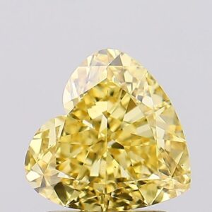1.72 carat,  colour, VS1 clarity, Heart shape, Lab Grown Diamond.