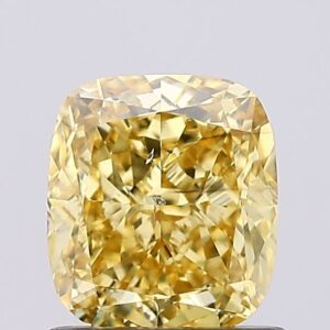 1 carat,  colour, SI1 clarity, Cushion shape, Lab Grown Diamond.