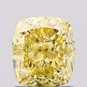 1.29 carat,  colour, SI1 clarity, Cushion shape, Lab Grown Diamond.