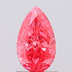 1.23 carat,  colour, VS2 clarity, Pear shape, Lab Grown Diamond.