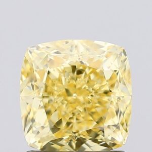 1.37 carat,  colour, VVS2 clarity, Cushion shape, Lab Grown Diamond.
