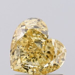 1.08 carat,  colour, VS2 clarity, Heart shape, Lab Grown Diamond.
