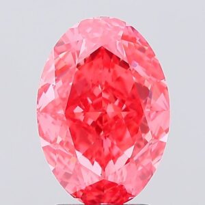 3.08 carat,  colour, VS1 clarity, Oval shape, Lab Grown Diamond.