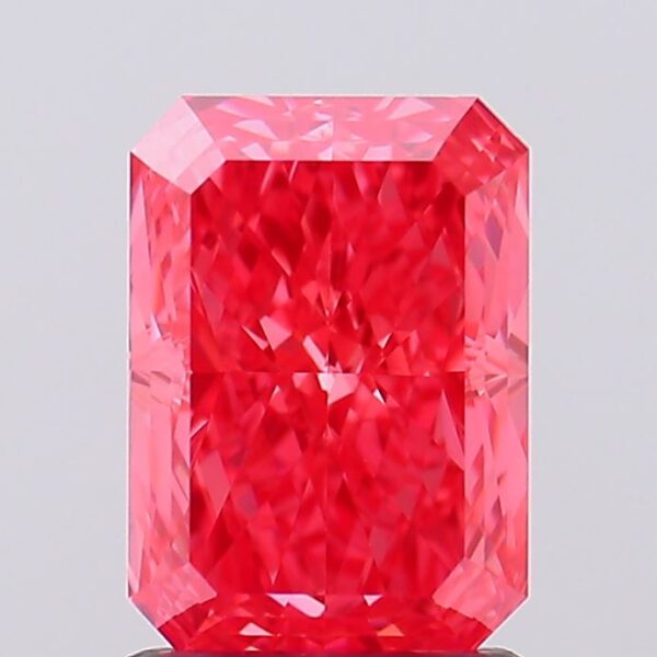 1.55 carat,  colour, VVS2 clarity, Radiant shape, Lab Grown Diamond.