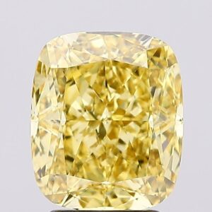 3.38 carat,  colour, VS2 clarity, Cushion shape, Lab Grown Diamond.
