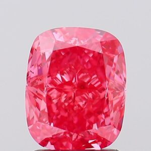 2.15 carat,  colour, VS2 clarity, Cushion shape, Lab Grown Diamond.