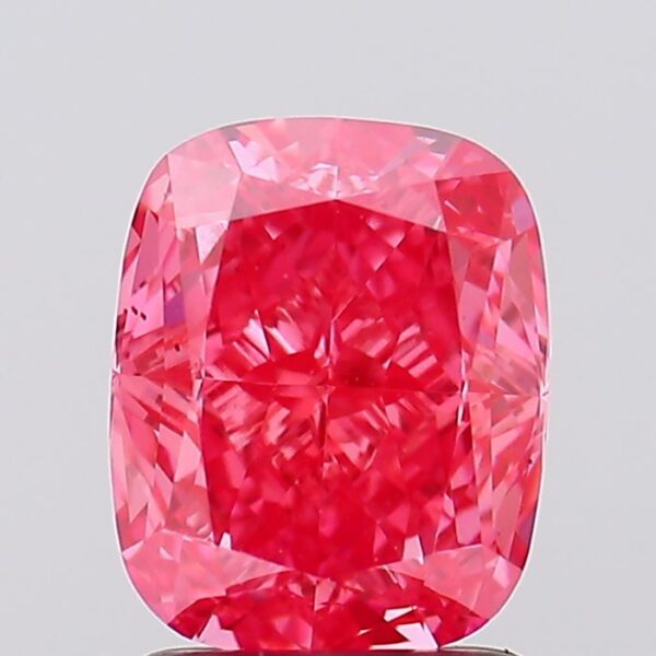 2.15 carat,  colour, VS2 clarity, Cushion shape, Lab Grown Diamond.