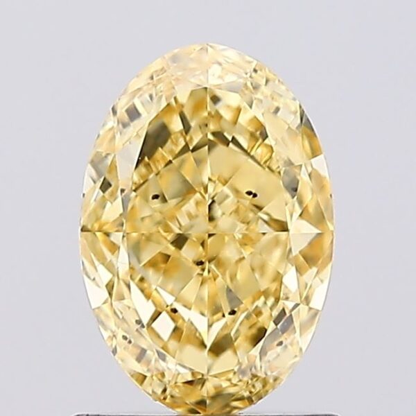 1.05 carat,  colour, SI1 clarity, Oval shape, Lab Grown Diamond.