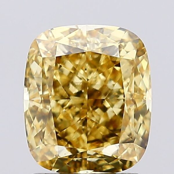 2.02 carat,  colour, SI1 clarity, Cushion shape, Lab Grown Diamond.
