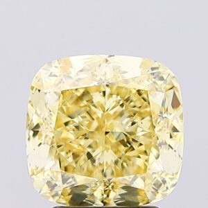 3.07 carat,  colour, SI1 clarity, Cushion shape, Lab Grown Diamond.