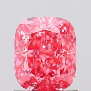 1.08 carat,  colour, VVS2 clarity, Cushion shape, Lab Grown Diamond.