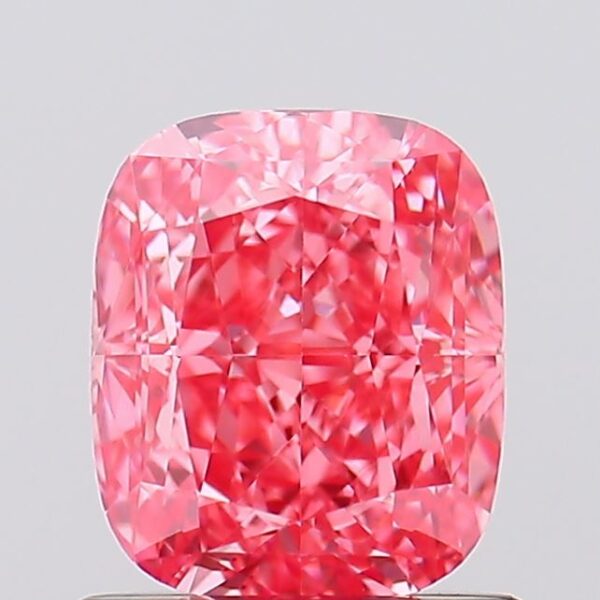 1.08 carat,  colour, VVS2 clarity, Cushion shape, Lab Grown Diamond.