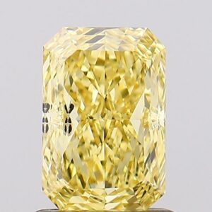 1.01 carat,  colour, SI1 clarity, Radiant shape, Lab Grown Diamond.