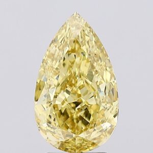 3.2 carat,  colour, VS1 clarity, Pear shape, Lab Grown Diamond.
