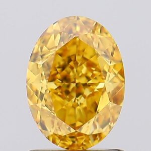 1.37 carat,  colour, VS1 clarity, Oval shape, Lab Grown Diamond.