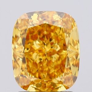 2.1 carat,  colour, SI1 clarity, Cushion shape, Lab Grown Diamond.