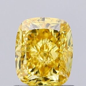 1.07 carat,  colour, SI1 clarity, Cushion shape, Lab Grown Diamond.