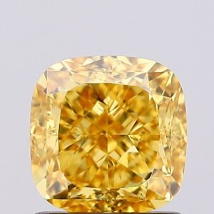 1.25 carat,  colour, VS2 clarity, Cushion shape, Lab Grown Diamond.