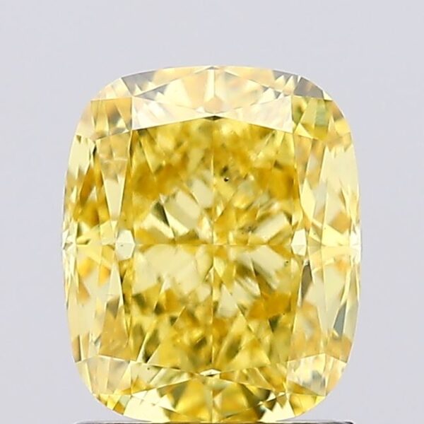 1.53 carat,  colour, VS2 clarity, Cushion shape, Lab Grown Diamond.