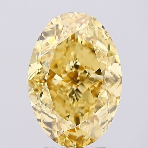 4.41 carat,  colour, VS1 clarity, Oval shape, Lab Grown Diamond.