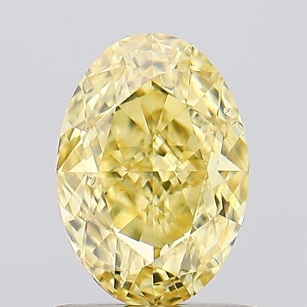 1.05 carat,  colour, SI1 clarity, Oval shape, Lab Grown Diamond.