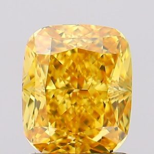1.56 carat,  colour, VVS2 clarity, Cushion shape, Lab Grown Diamond.