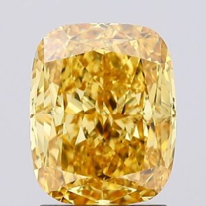 2.01 carat,  colour, VS1 clarity, Cushion shape, Lab Grown Diamond.