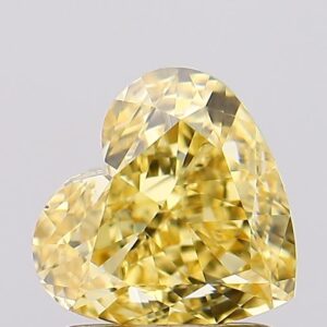 1.52 carat,  colour, VS2 clarity, Heart shape, Lab Grown Diamond.